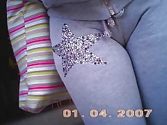 Ťava sivé nohavice